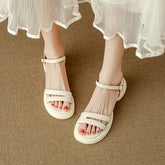 Strappy Platform Chunky Heel Sandals