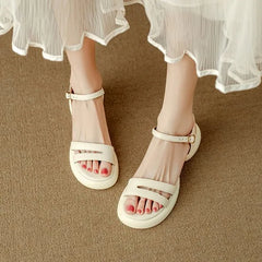 Strappy Platform Chunky Heel Sandals