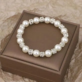 Faux Pearl Beaded Bracelet
