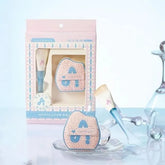 Fishtail Foundation Brush & Powder Puff Set