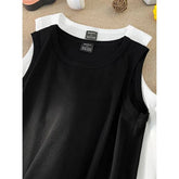 Round Neck Plain Tank Top