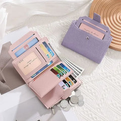 Plain Faux Leather Wallet