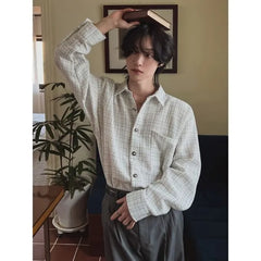 Long-Sleeve Tweed Shacket