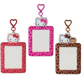 Hello Kitty / Charmmy Kitty Leopard Pattern PVC Photo Card Holder Bag Charm
