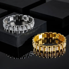 Rhinestone Watch Strap Bracelet