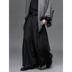 High Waist Plain Wide Leg Dress Pants