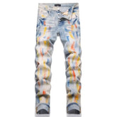 High Waist Washed Slim Fit Jeans