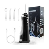 USB Rechargeable Water Flosser with Interchangeable Toothbrush Head