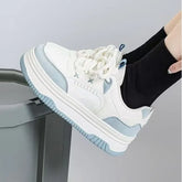 Two-Tone Platform Sneakers