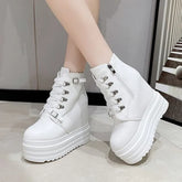 Hidden Wedge Platform Short Boots