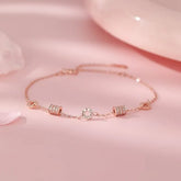 999 Silver Rhinestone Bracelet