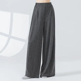 High Waist Plain Wide Leg Dance Pants