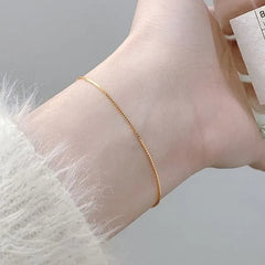 S925 Sterling Silver Bead Bracelet