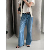 Low Rise Washed Loose-Fit Jeans