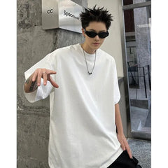 Short Sleeve Crew Neck Plain T-Shirt