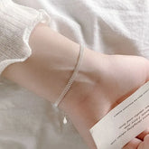 925 Sterling Silver Bead Chain Bracelet