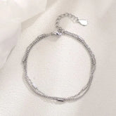 Layered Alloy Bracelet