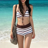 Striped Bikini Set