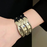 Textured Thick Bangle