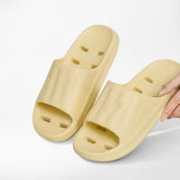 Plain Perforated Bathroom Slippers