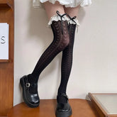 Lace Ruffle Over-The-Knee Socks