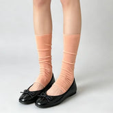 Plain Stirrup Long Socks Set
