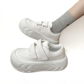 Platform Hook-and-Loop Strap Sneakers