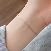 925 Sterling Silver Box Chain Bracelet