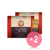Korean Red Ginseng Extract 365 Stick 2pcs Bundle Set