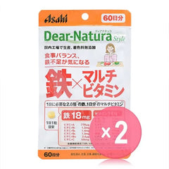 Dear-Natura Style Iron x Multivitamin 60 days 2pcs Bundle Set
