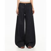 Low Rise Unwashed Baggy Jeans
