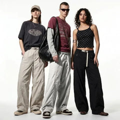 Unisex Outdoor Wide-Leg Curved Pants