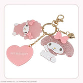 Sanrio Characters Glitter Mirror Bag Charm My Melody