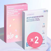 Advanced Teeth Whitening Strips - 2 Flavors 2pcs Bundle Set