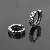 Textured Huggie Earring / Ear Cuff