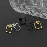 Hollow Square Stud Earring