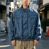 Oversized Stand-Collar Detroit Jacket