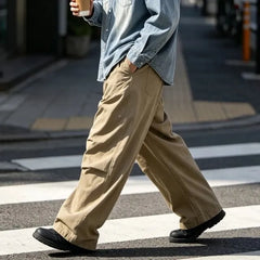 Wide-Leg Relaxed Pants
