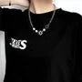 Hoop Pendant Chunky Chain Necklace
