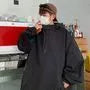 Hood Plain Half Zip Windbreaker