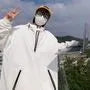Hood Plain Half Zip Windbreaker