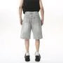 Mid Rise Washed Denim Shorts