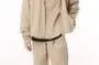 Plain Zip Jacket / Zip Utility Vest / High Waist Wide Leg Pants