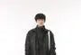 Plain Zip Jacket / Zip Utility Vest / High Waist Wide Leg Pants