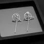 Bar Hoop Drop Earring