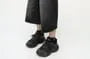 Mid Rise Washed Capri Wide Leg Jeans