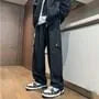 Drawstring Waist Plain Fleece-Lined Loose Fit Cargo Pants