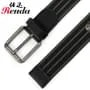 Striped Buckled Belt