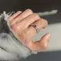 Sterling Silver Rhinestone Ring