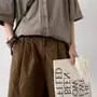 Mid Rise Plain Shorts
